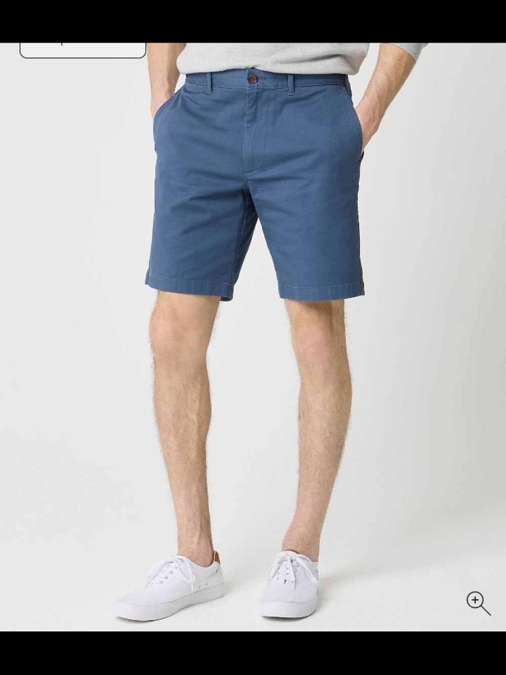 J. Crew Slate Blue Flat-Front Men's Shorts